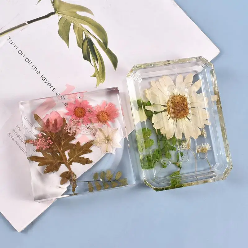 

8 Style DIY Soap Storage Box Epoxy Resin Silicone Mold Crystal Resin Mold Handmade Casting Moulds