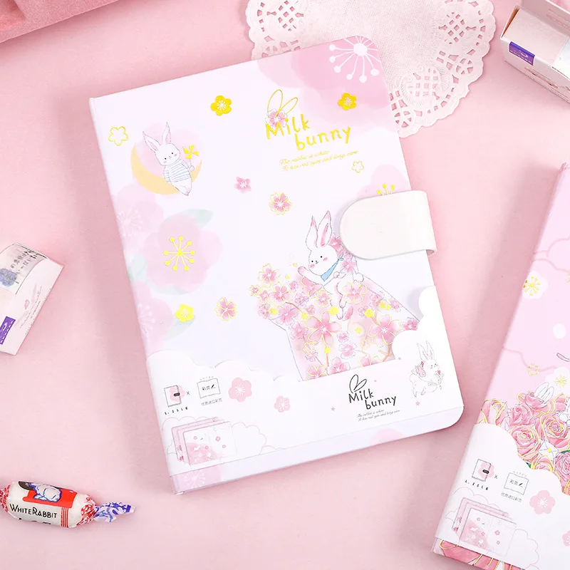 &quotMilk Bunny" милый жесткий чехол дневник для девочек красивое Рисование ноутбука