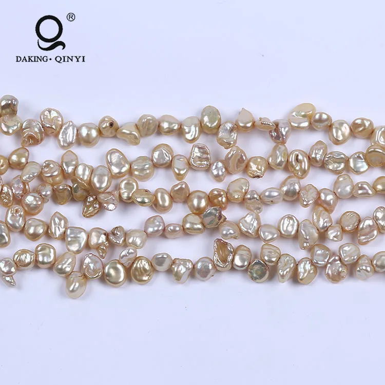 Ювелирные изделия Daking пряди из натурального пресноводного жемчуга цвета