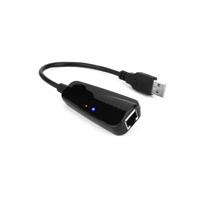 USB 3,0 10/100/1000 Мбит/с Gigabit Ethernet RJ45 RJ-45 внешняя сетевая карта LAN адаптер adaptator кабель с светодиодный светильник - Цвет: 100M