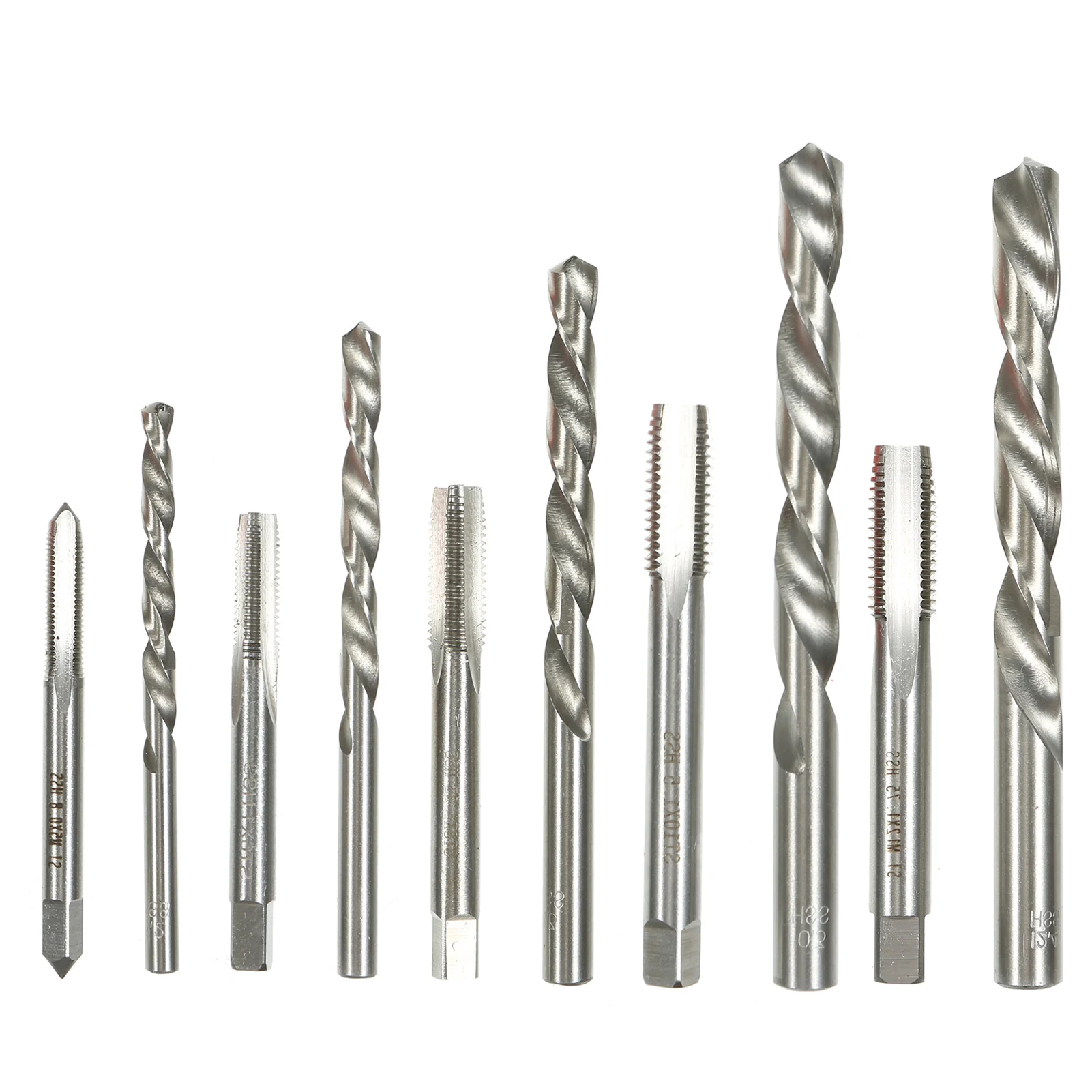 

131Pcs Thread Repair Kit M5 M6 Metric8 Metric10 M12 Threaded Tool Twist Drill Bits With Box