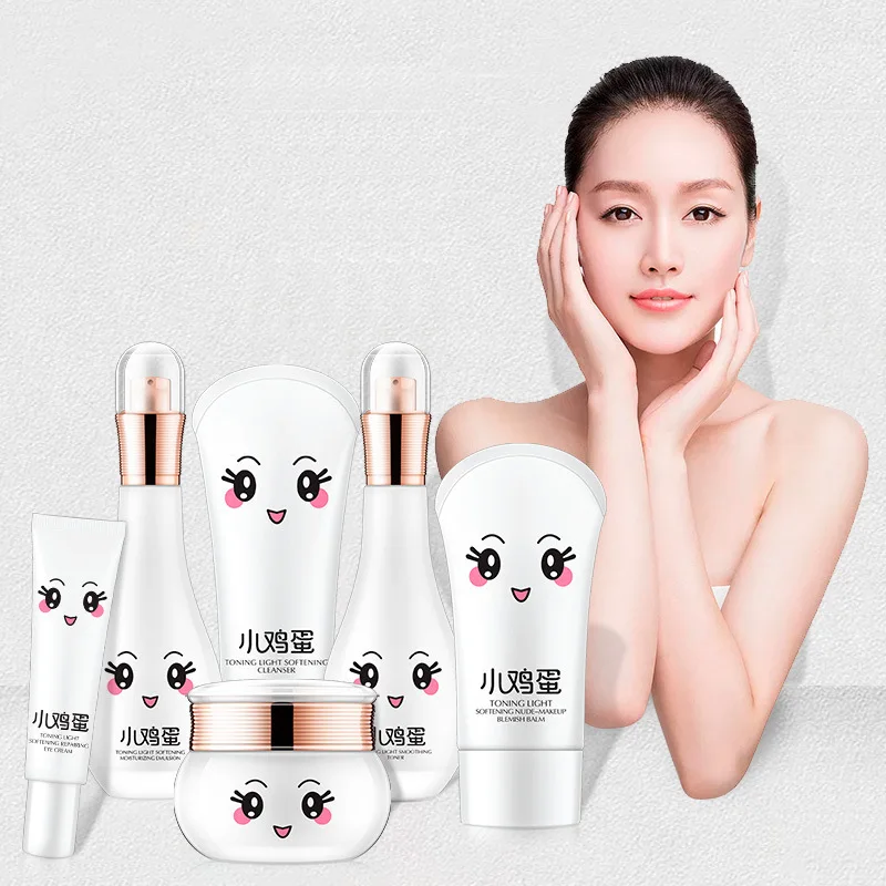 

Уход за кожей маленькие яйца косметический набор Красота Макияж кожа увлажняющая Бриллиантовая кожа 6 шт.