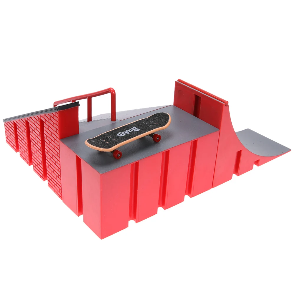 Набор для фингерборда скейтборда мини скейтборд пальцев настольная игра рампа
