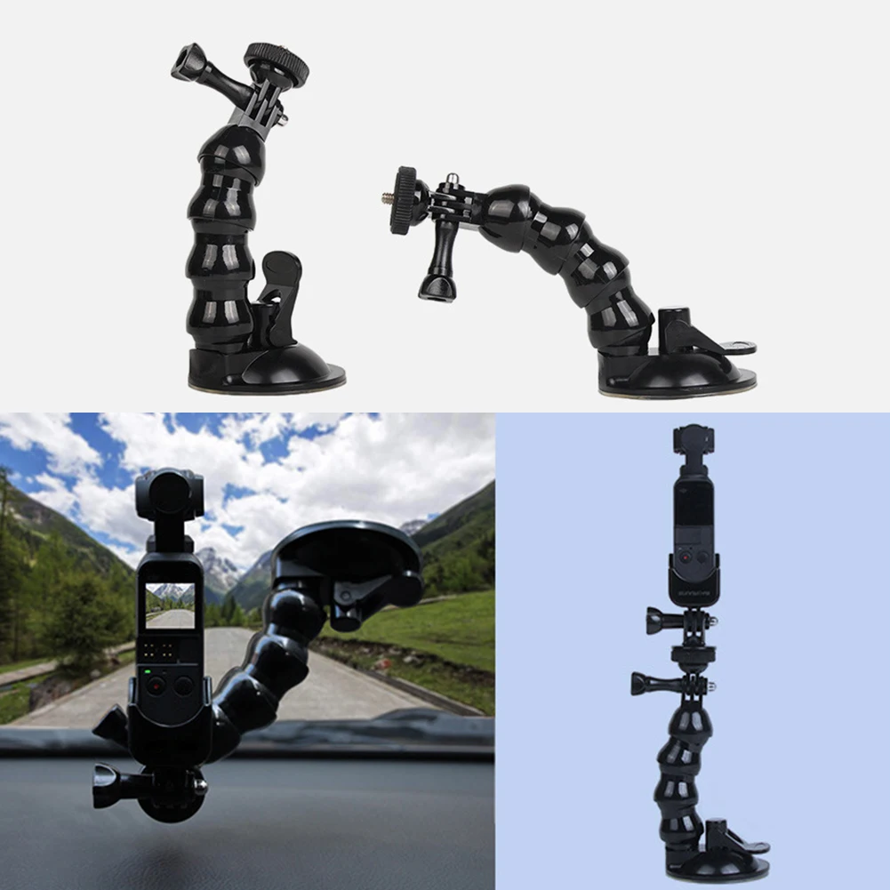 handheld bicycle clip car tripod stabilizer camera extension rod aluminum alloy backpack clamp adapter set for dji osmo pocket free global shipping