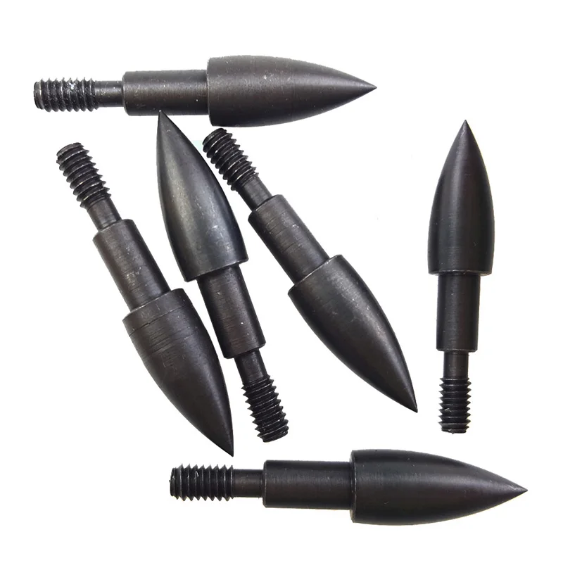 

20 шт. наконечник стрелы полевой стрелы 100 зерна стандартная винтовая Вставка стрелы наконечники для стрельбы и охоты