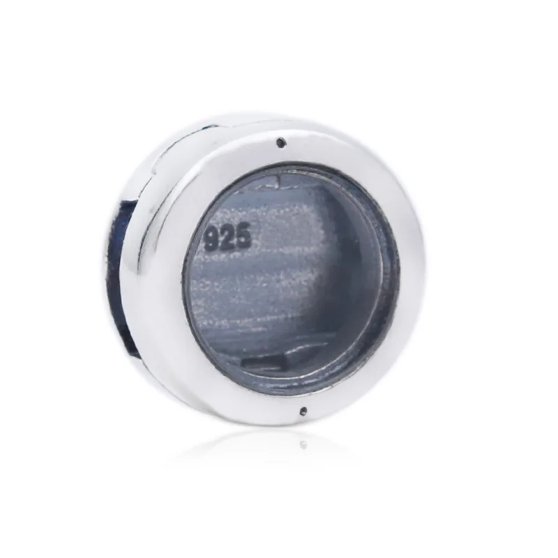 Модные серебряные бусины 925 пробы рефлексивные Клипса медальон Подвески