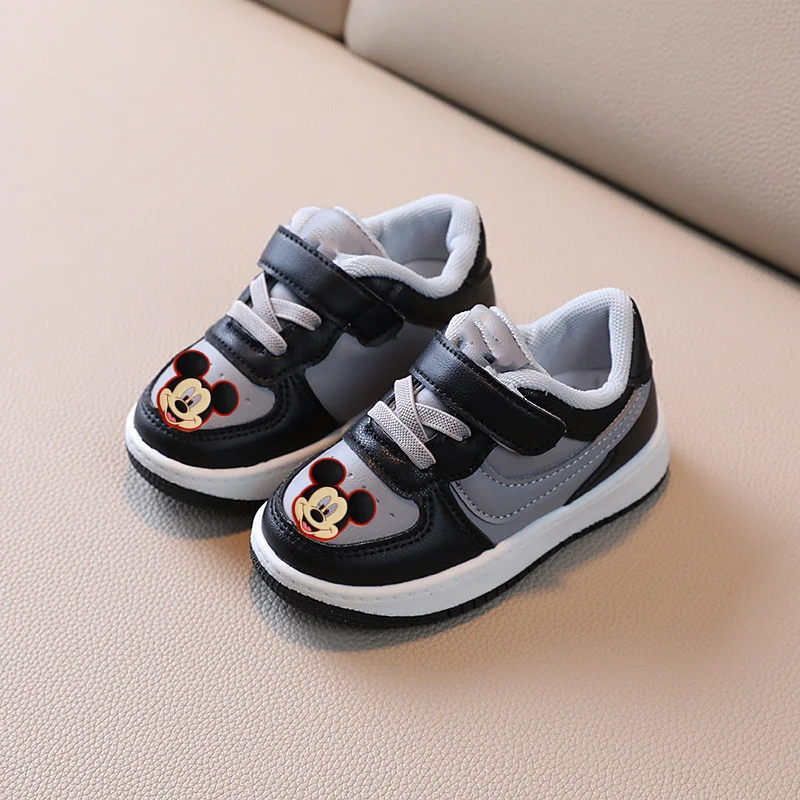 Туфли детские с Микки Маусом дышащие повседневная спортивная обувь для