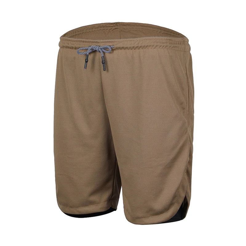 Gym Running Shorts Men Jogger Shorts Double-Deck Mens Fitness Bodybuilding Breathable Shorts Gym Fitness Quick Drying Sportwears