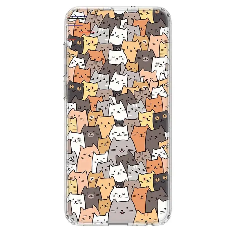 

Cute Cartoon Cat Stylish Phone Case For Huawei Honor Y5 Y6 Y7 Y9 9 10 20 Lite Pro 10i 20i V20 30 7A 7X 8S 8X 8A 9X 2019 2018 Pr