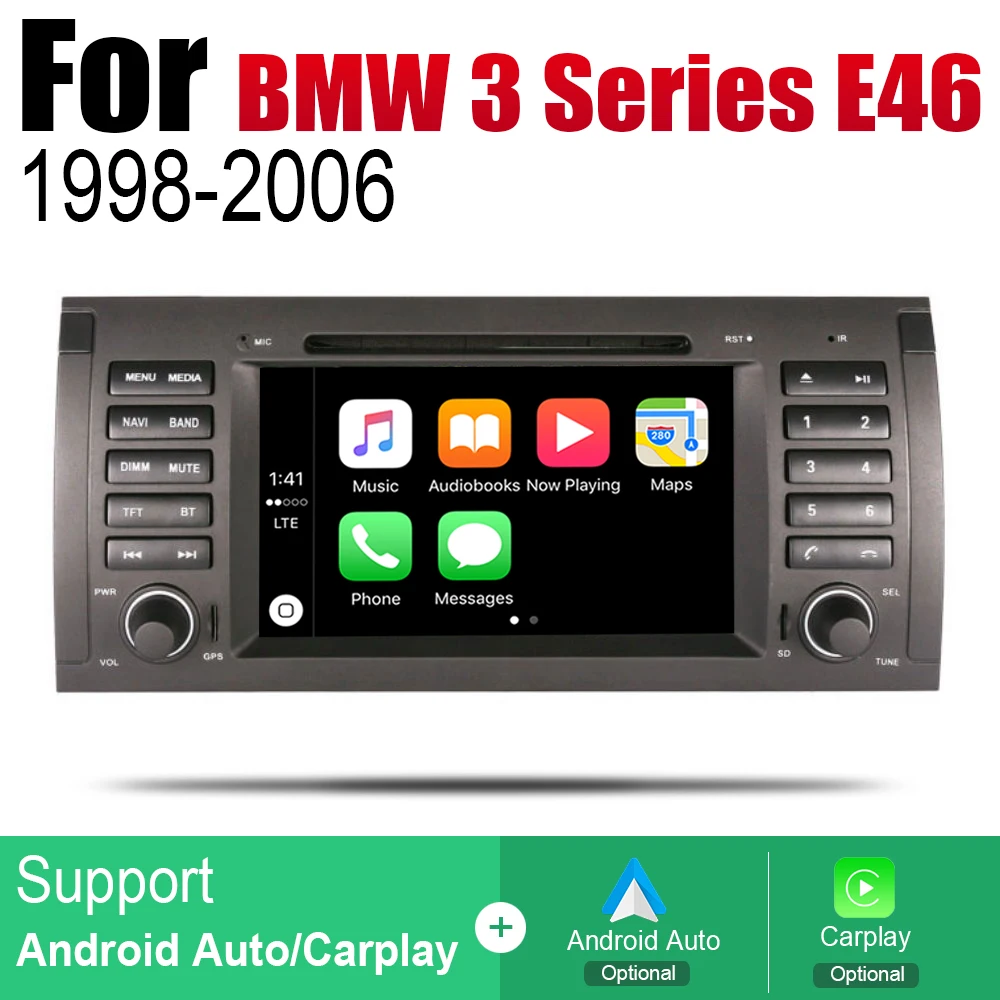 Автомобильный DVD плеер GPS навигация для BMW 3 серии E46 1998 ~ 2006 автомобильный Android