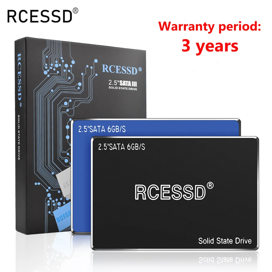 

RCESSD Solid State Drive SSD HDD 2.5 SATA3 SSD 120GB SATA III 240GB Internal SSD 480GB SSD 960gb 7mm for Desktop Laptop PC