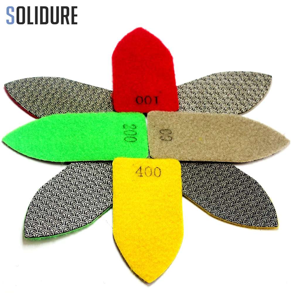 120*55 мм шлифовальный лист для ручной полировки Алмазные абразивные диски