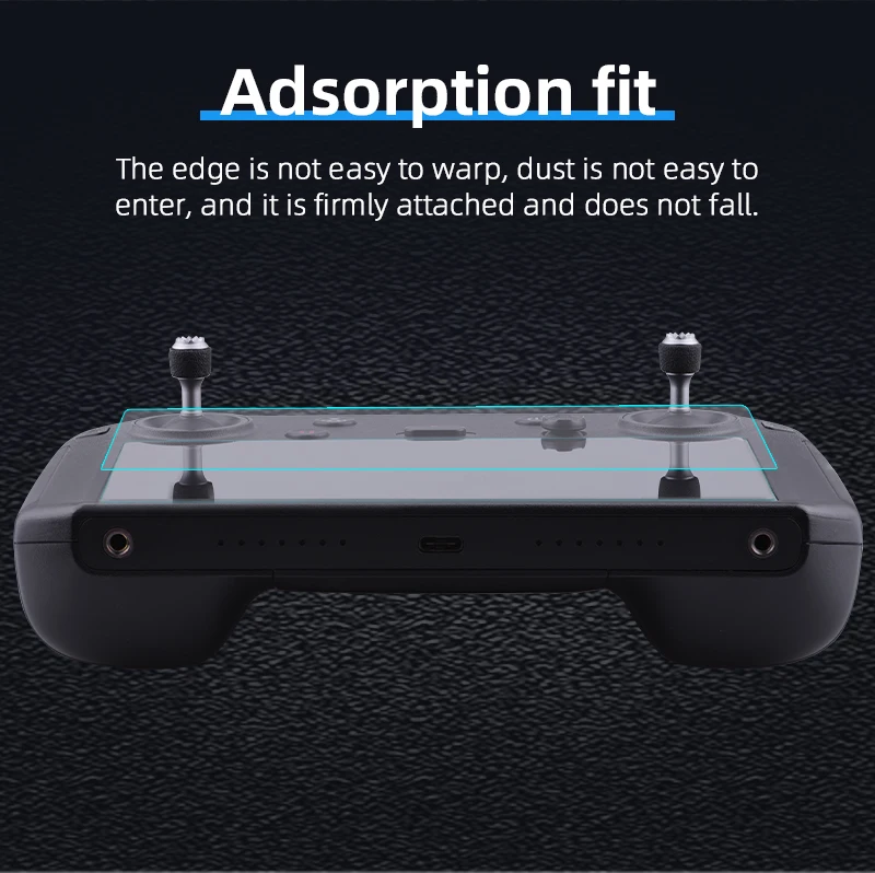 

2 Sets Protective Film For DJI Mavic 2 Pro Zoom With Screen Remote Control Arc Edge Tempered Film Process Drone Accessories