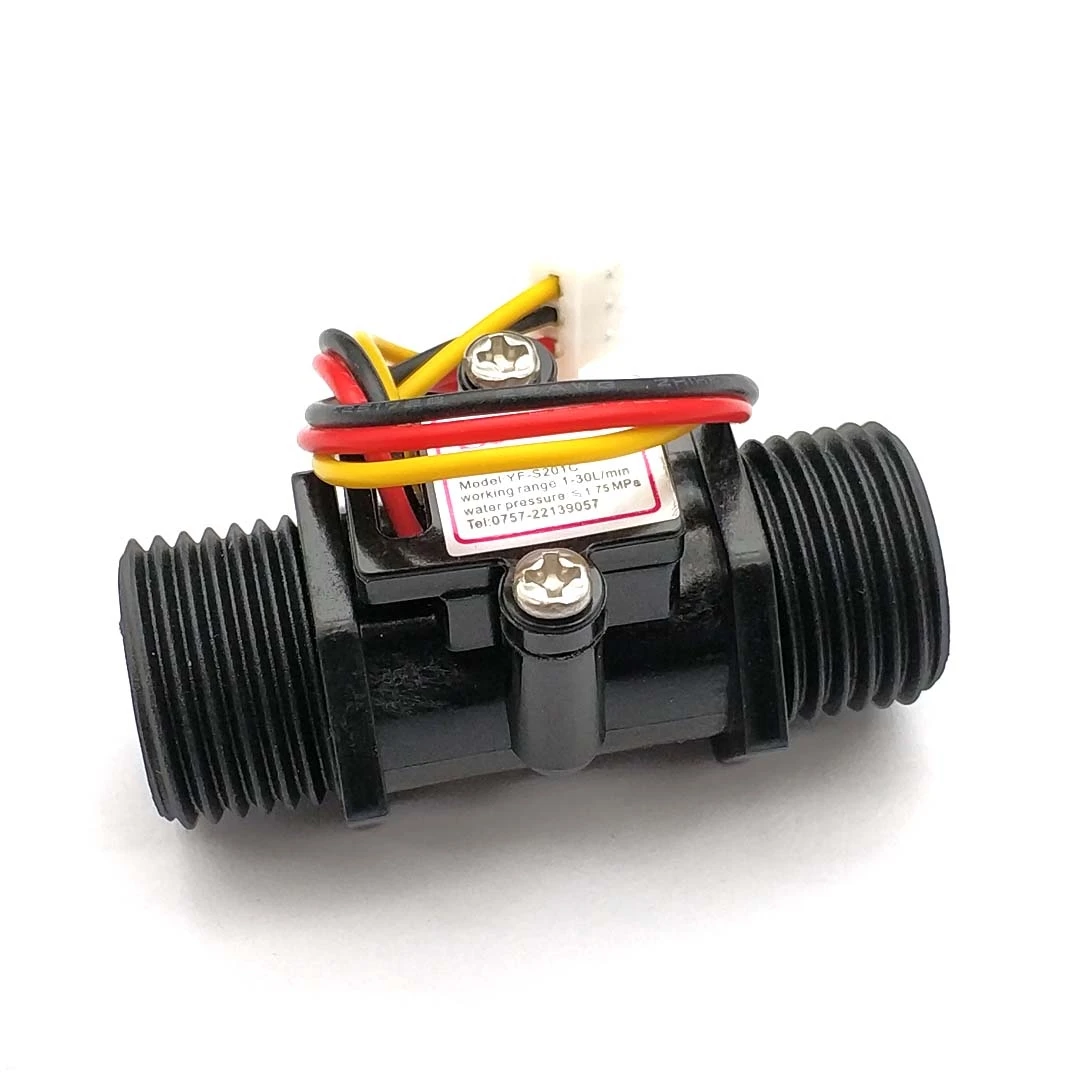 Расходомер для воды Датчик Холла расхода индикатор счетчик расходомер G1/2 0 5 25