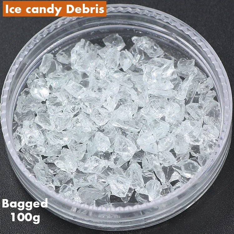 Bagged 100g Кристалл грязи слизи грязи блеск наполнитель для слизи украшения блестки DIY поставки грязи ювелирные изделия игрушки 14 видов материалов другие инструменты - Цвет: Bagged 100g