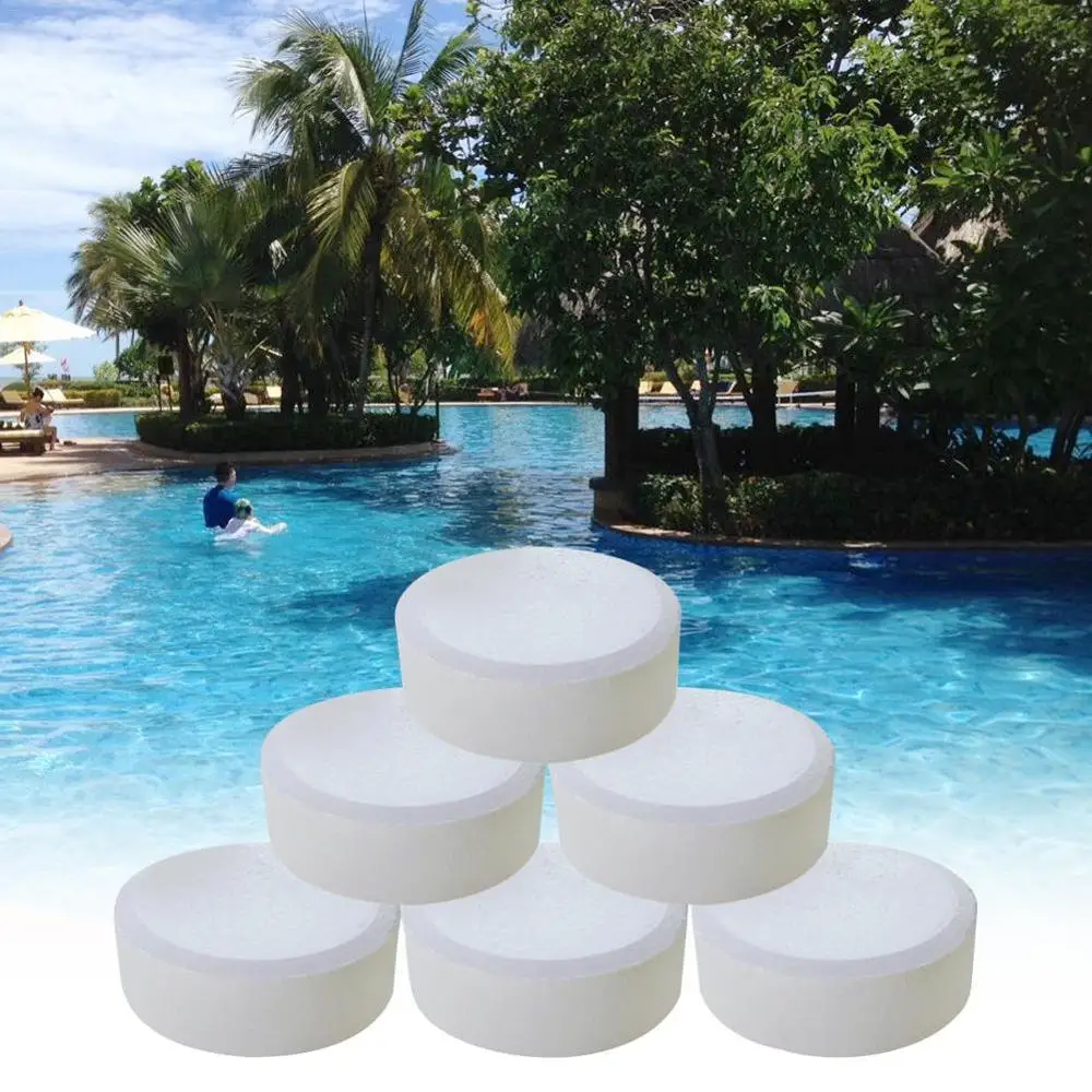 6 шт бассейн Чистящие Таблетки Effervescent хлор таблетки Спрей - Цена: 370,05 руб.