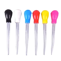 30ml bbq tools rubber head plastic pipette pump pipe gadgets poultry bbq syringe pastry tube barbecue oil dropper cooking tool