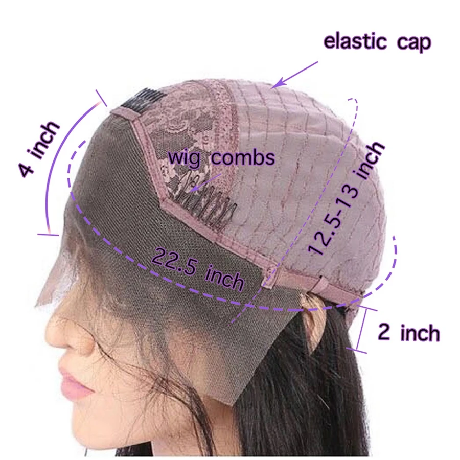 Цвет без клея зеленый синий парик фиолетовый прямые волосы предварительно