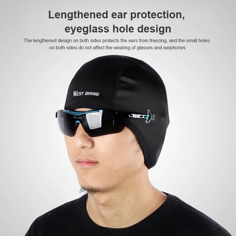 

Wheel Up Winter Ski Cap Windproof Thermal Fleece Cycling Cap Running Skiing Motocycle Head Hat Snow Road Bike Outdoor Headwear