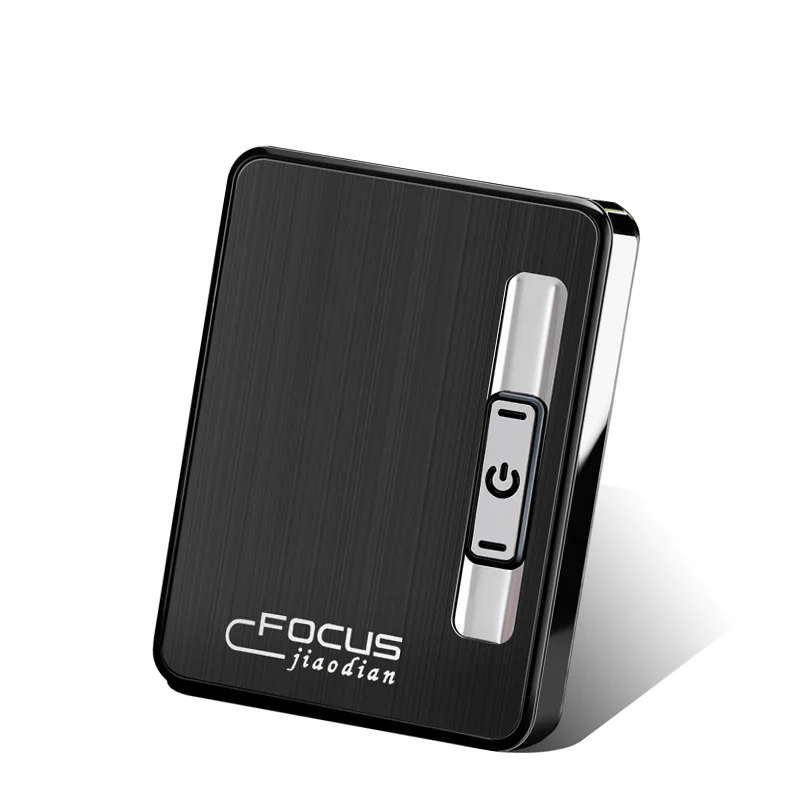 Металлический чехол для сигарет с автоматическим выбросом Электронная