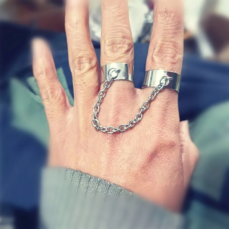 Регулируемый размер панк хип-хоп Рок цепочка кольцо Амур пистолет круги с кисточкой-сердцем кольцо подруги готический ювелирный сплав di008