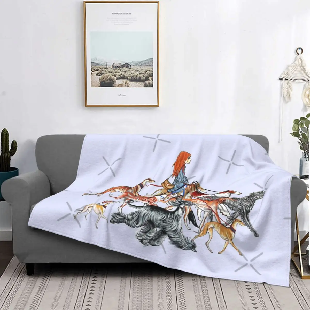 

Оригинальное одеяло Walk The Sighthounds, покрывало для кровати, плед, покрывало для кровати, плед для дивана, плед, покрывала для кровати