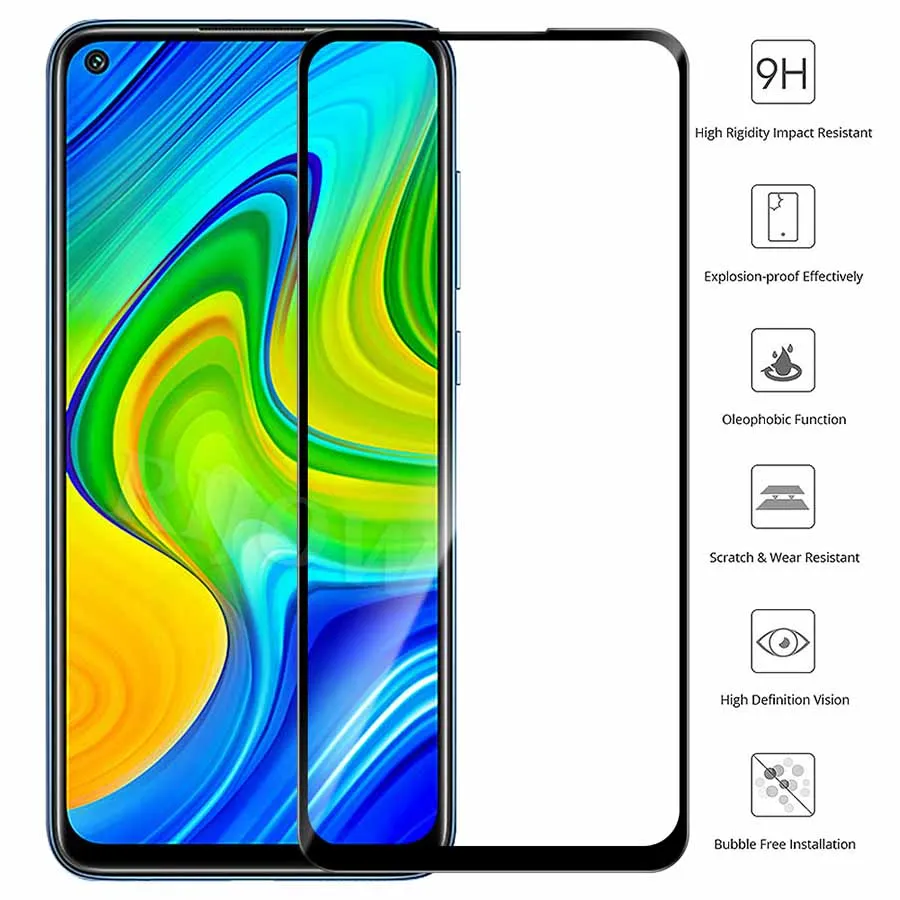 Объектив камеры для Xiaomi Redmi Note 10 Pro закаленное стекло 9 8 10s защита экрана полная