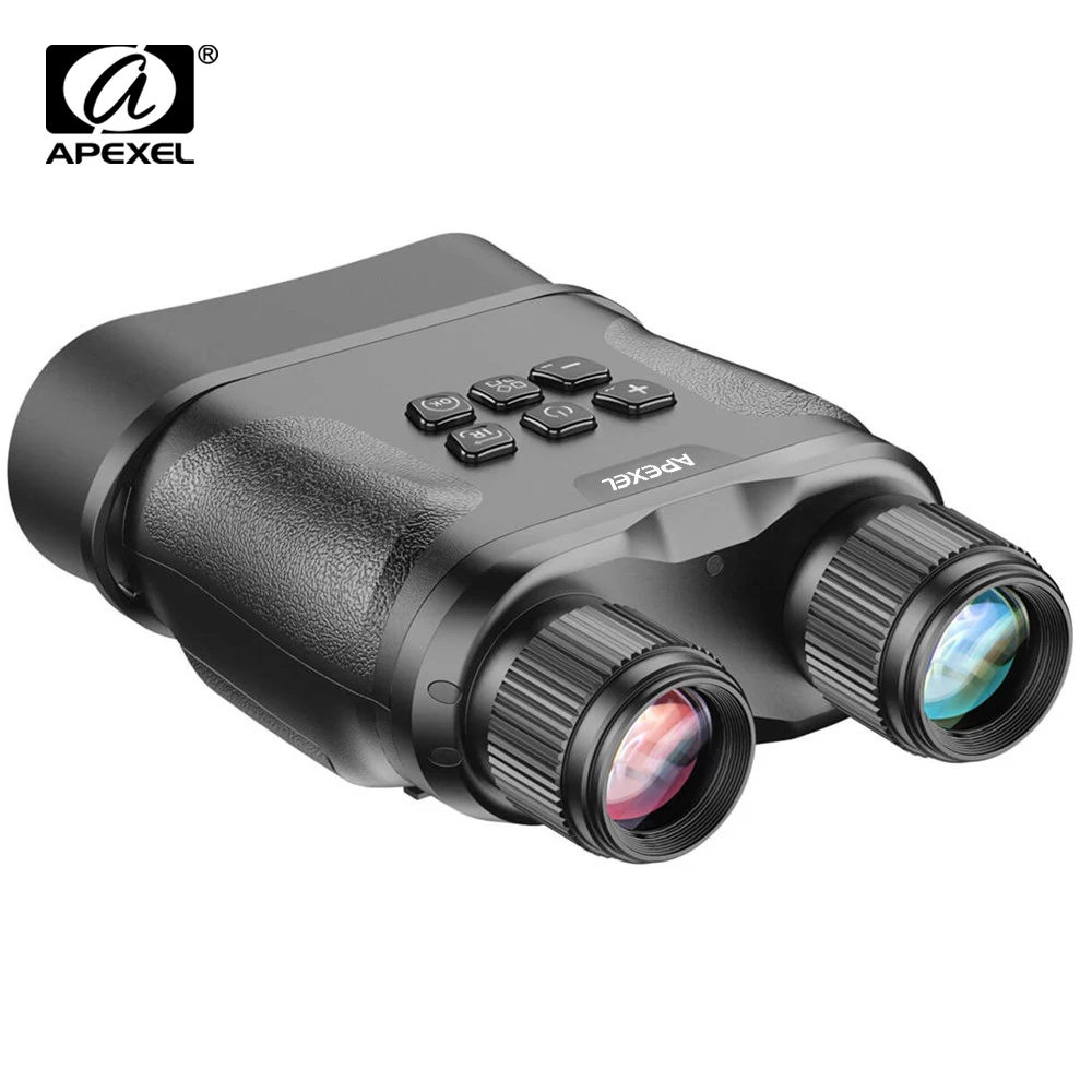 APEXEL-binoculares digitales de visi&oacute;n nocturna, gafas de visi&oacute;n nocturna infrarroja para vigilancia de caza-0