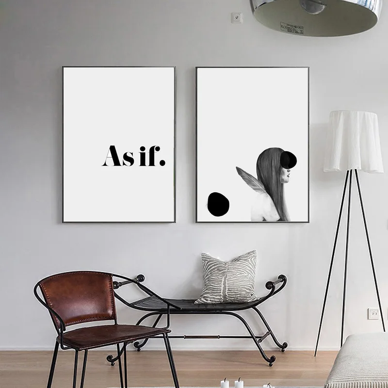 Черная точка скандинавские абстрактные девушки как будто буквы плакаты и принты