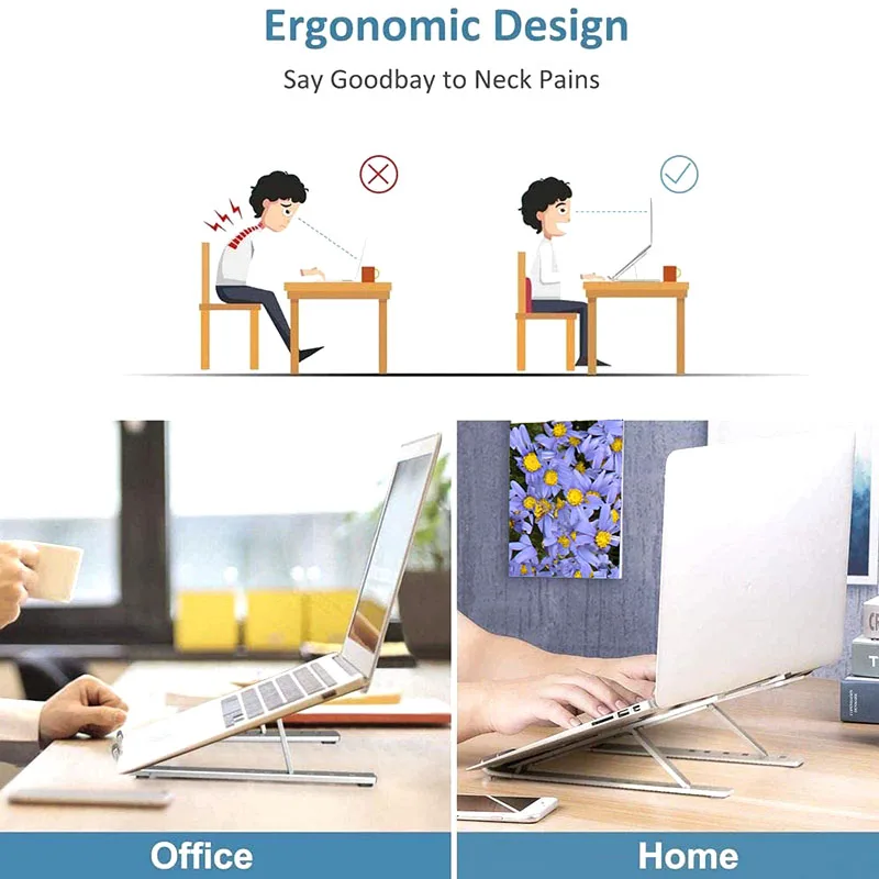 Новый Регулируемый держатель для ноутбука подставка Портативная планшета
