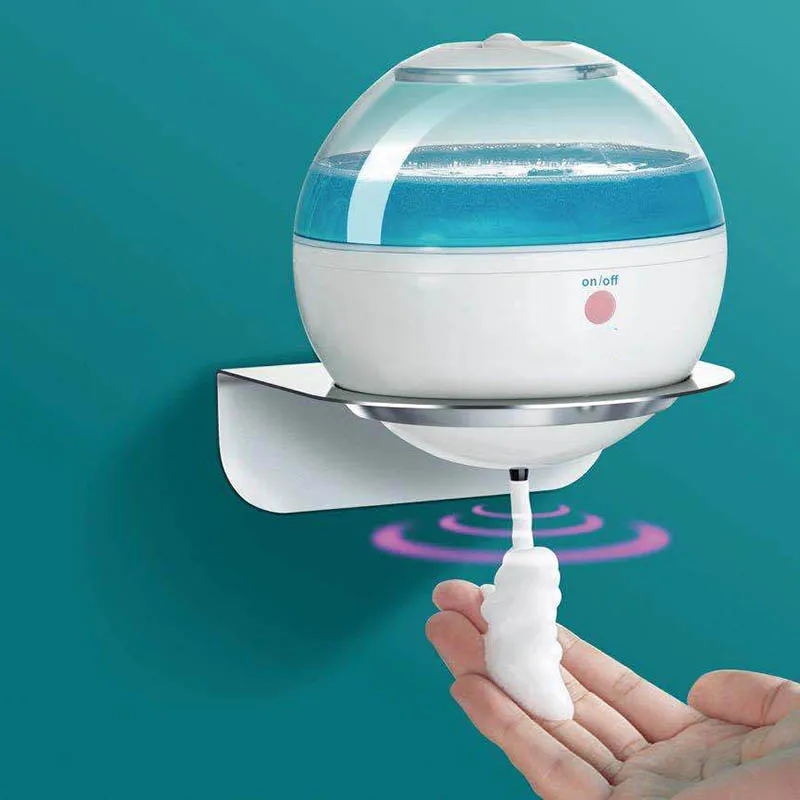 

500ML Bathroom Automatic Soap Dispenser Induction Sensor Hand Washer Kitchen Hand Sanitizer Touchless Induction Liquid Foam Hot