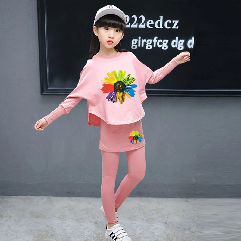 Коллекция 2019 года весенне осенние комплекты одежды для маленьких девочек