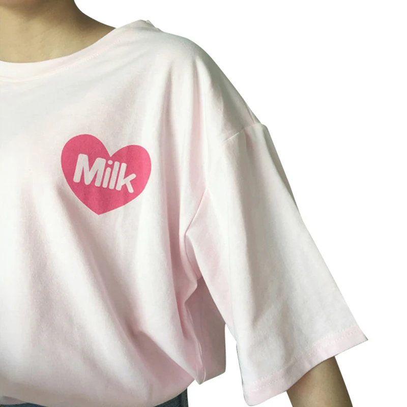 Женские летние универсальные футболки с надписями и героями мультфильмов