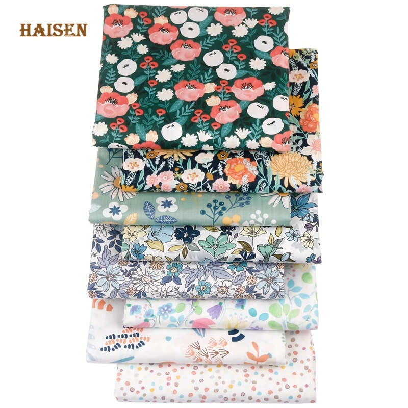 

Pastoral Small Floral Series Printed Cotton Fabric Twill Cloth For DIY Sewing&Quilt Clothing Bedding Textile Material By Meters