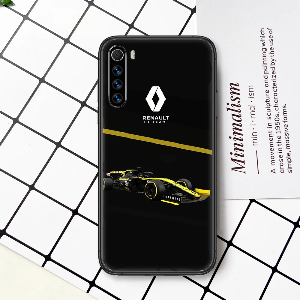 

Renault Logo Sport Car Phone Case Cover For XIAOMI Redmi Note 3 4 4X 5 6 7 8 9 Pro T S Max black Hoesjes Tpu Cover Luxury Funda