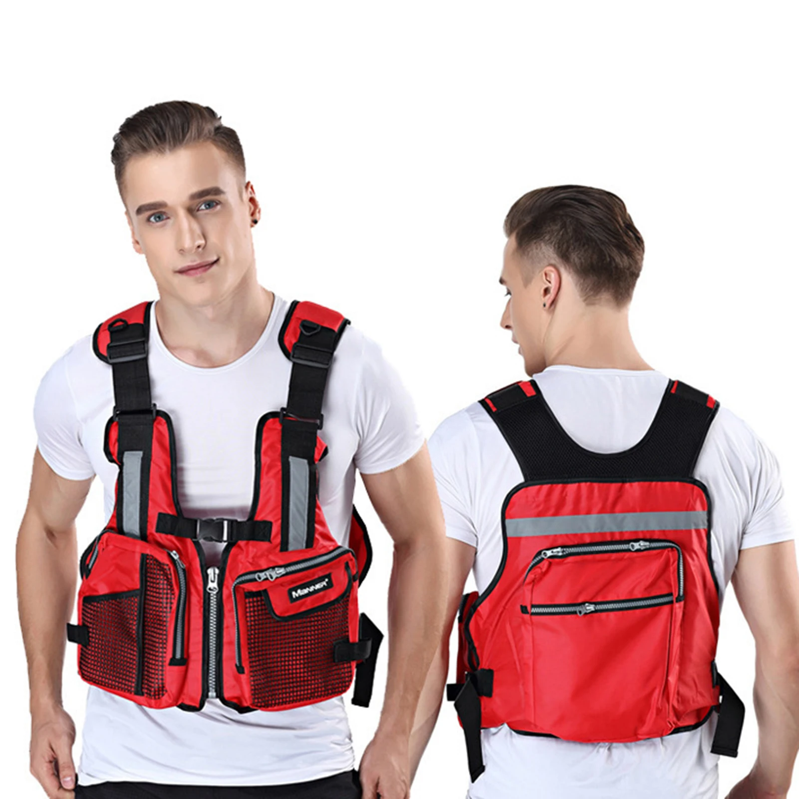 Жилет для рыбалки с несколькими карманами куртка ловли нахлыстом плавучий жилет