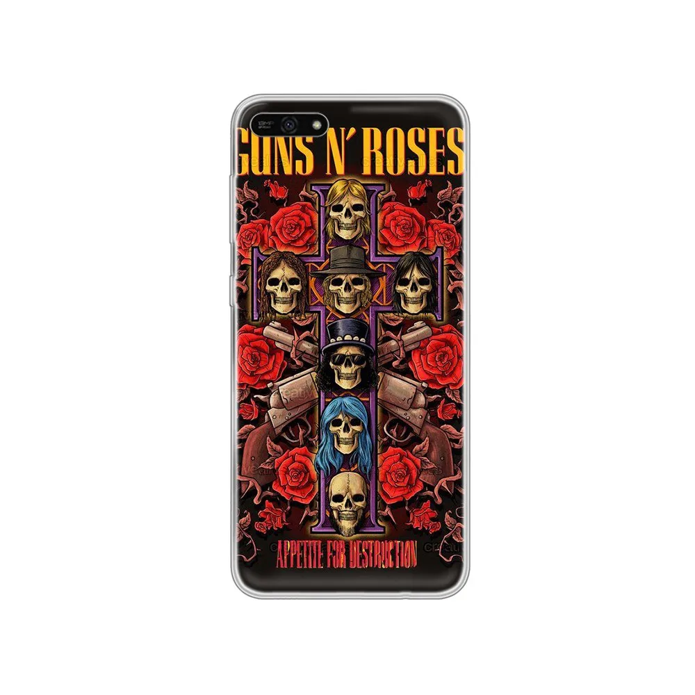 Чехол Guns N' Roses G R для HUAWEI honor mate 7A 8S 8X 9 9X 10 20 30 pro lite | Мобильные телефоны и