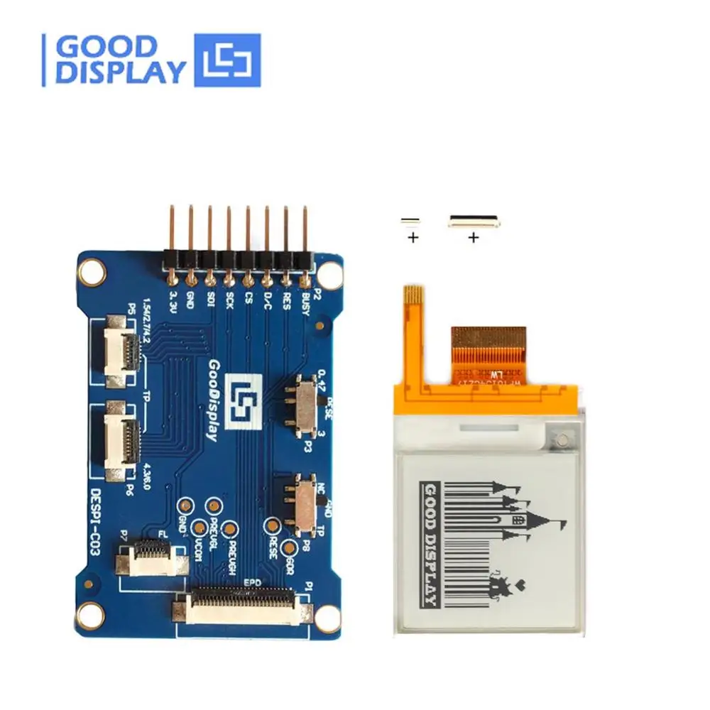 

1.54 Inch 4 Grayscale E-Paper Display With Frontlight And Connect Board Epaper