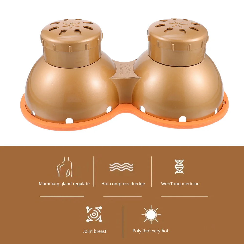 

1 set of Portable Breast Moxibustion Box Body Moxa Device Moxa Burning Tool