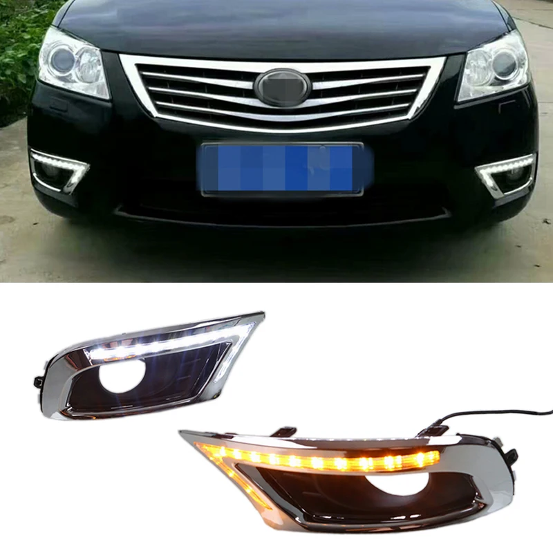 1 пара Габаритные огни для Toyota Camry 2009 2010 2011 Автомобильный светодиодный LED DRL