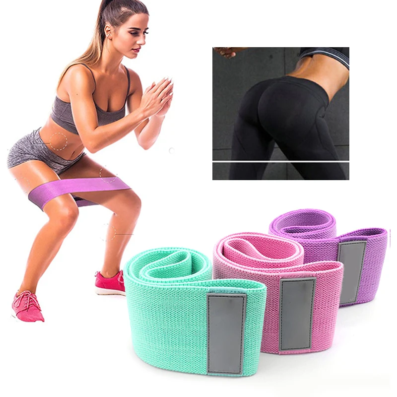 

Fitness Hip Loop Resistance Bands Anti-slip Squats Expander Strength Rubber Bands Yoga Gym Training Braided Elastic Band