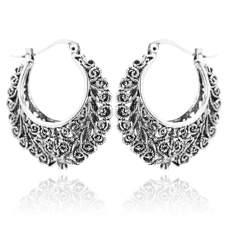 Dreamlike серьги этно брутто Украшенные Серьги богемные винтажные тибетские длинные