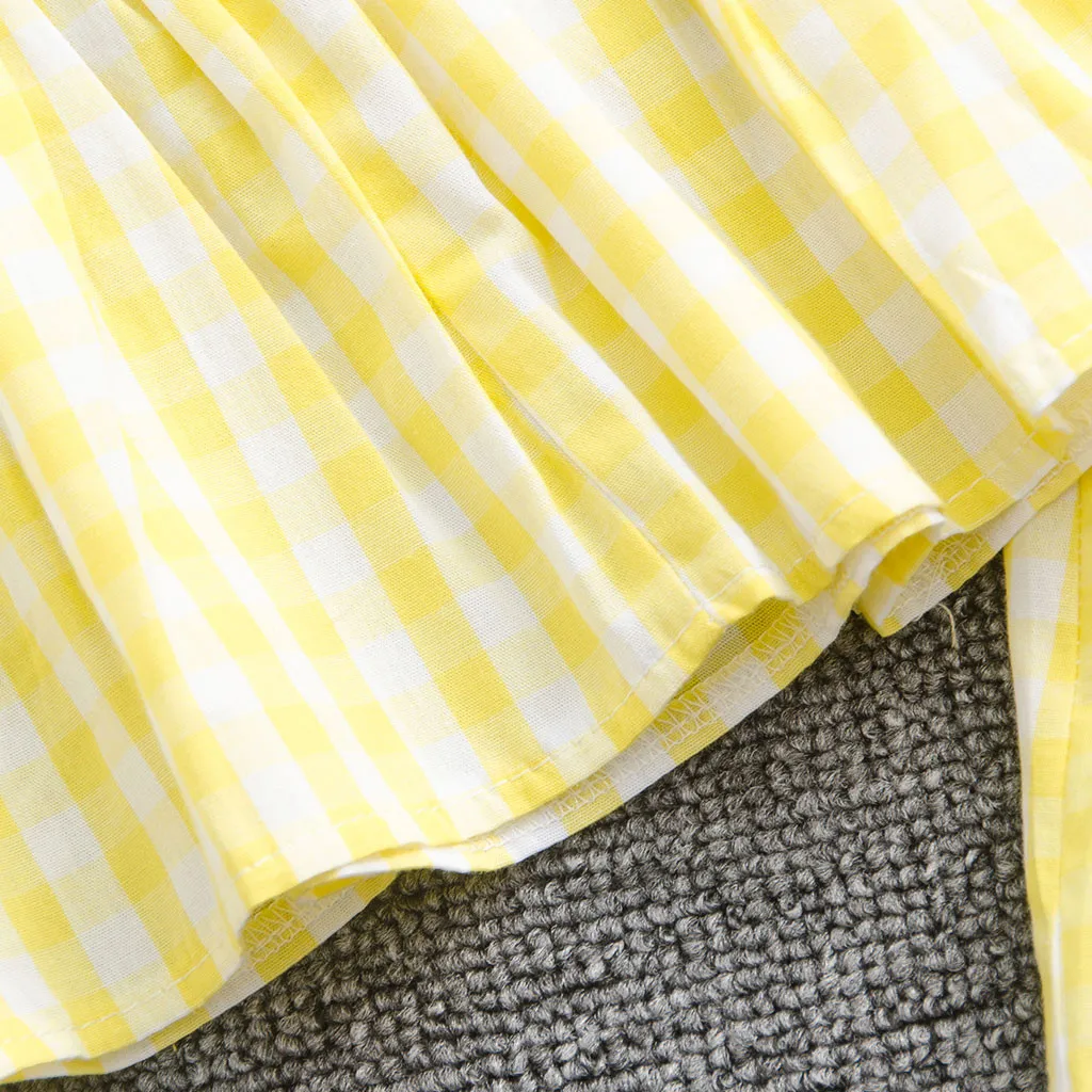 Комплект одежды для маленьких девочек новый топ в полоску с длинными рукавами