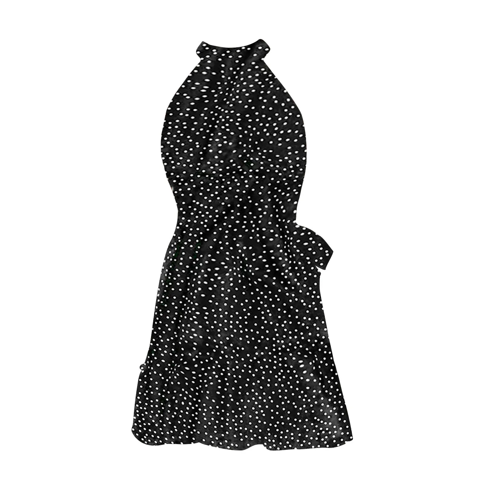 

Plus Size Dresses Women Floral Printed Halter Strapless Ruffle Dress Fashion Summer Bandage Casual Dress