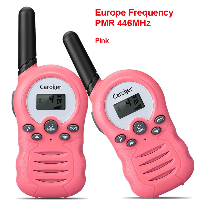 EU pink Caroger 22/8 канал 2 шт. иди и болтай Walkie Talkie S FRS/GMRS 462/467/446 МГц двухстороннее радио 2 км Диапазон ручной домофон с камуфляжным принтом - Цвет: EU pink