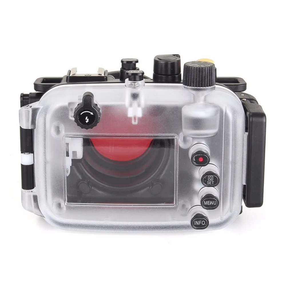 40 м водонепроницаемый футляр для подводной камеры корпус Canon G9X|Чехлы экшн-камер| |
