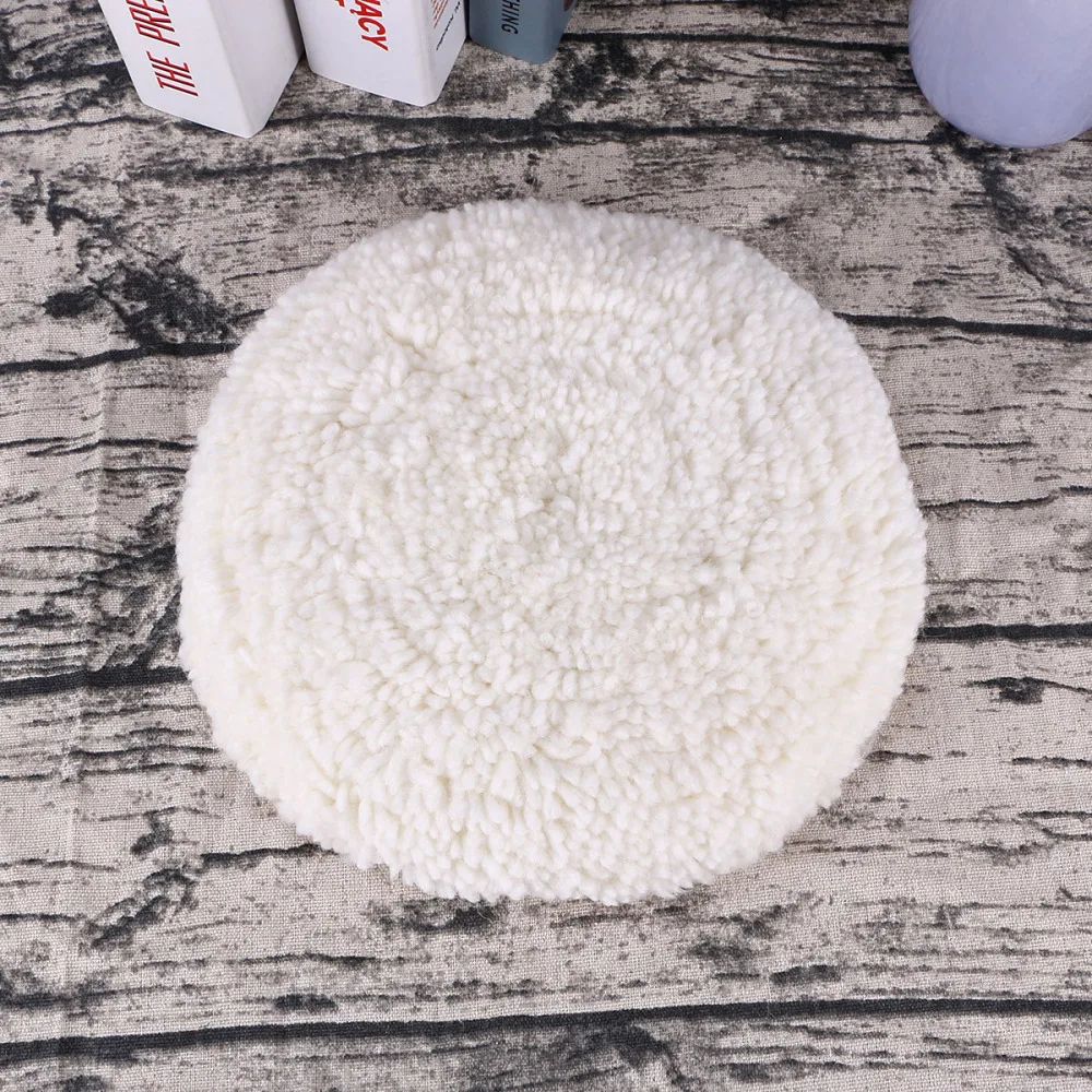 

Car Use Wool Wheel Polishing Plate Piano Bathroom Cabinet Furniture Polished Wool Wheel(White)