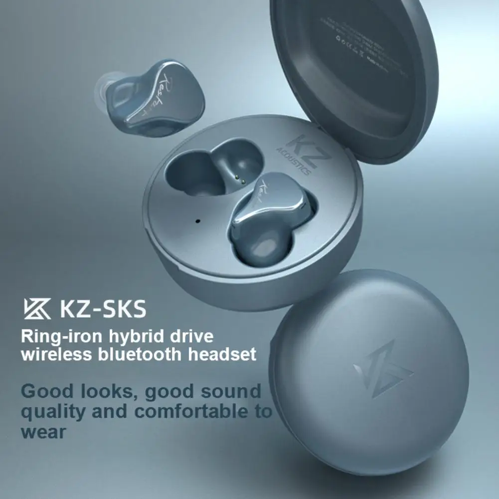 

TWS-наушники KZ SKS с поддержкой Bluetooth и сенсорным управлением