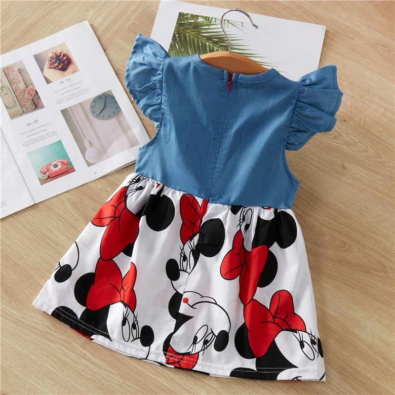 2020 Летнее Детское платье красивые модные платья принцессы для маленьких девочек