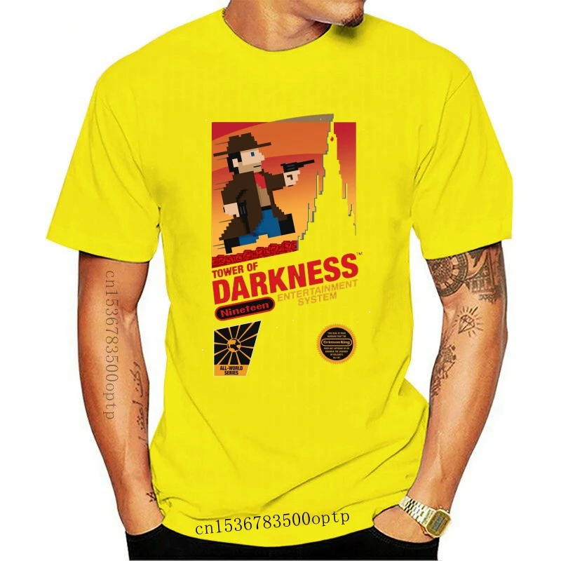 

New NEU The Dark Tower NES cover T-Shirt Unisex Cotton Adult Stephen King Halloween